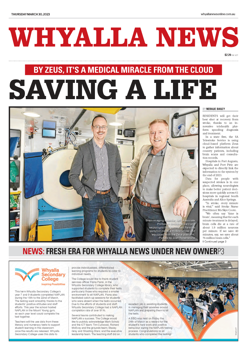 The Whyalla News 30th March 2023 The Whyalla News