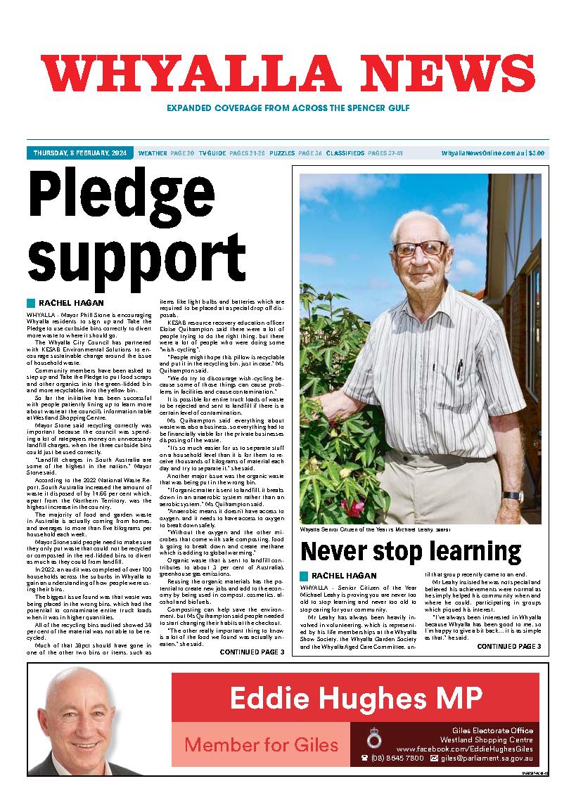 The Whyalla News 8th February 2024 The Whyalla News   2024 02 08 Whyl 848 65c36f96581b4 