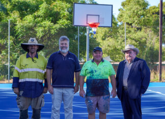 Basketball court upgraded