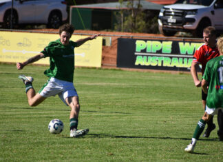 Senior soccer is underway