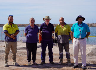 New boat ramp progresses